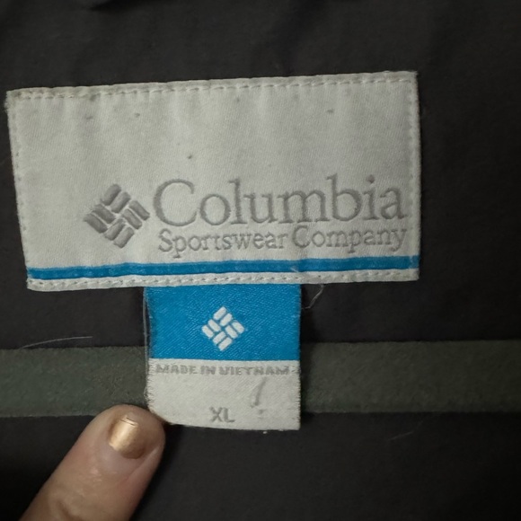 Columbia Men’s Dr Downpour Rain Jacket in Gravel - Picture 5 of 8